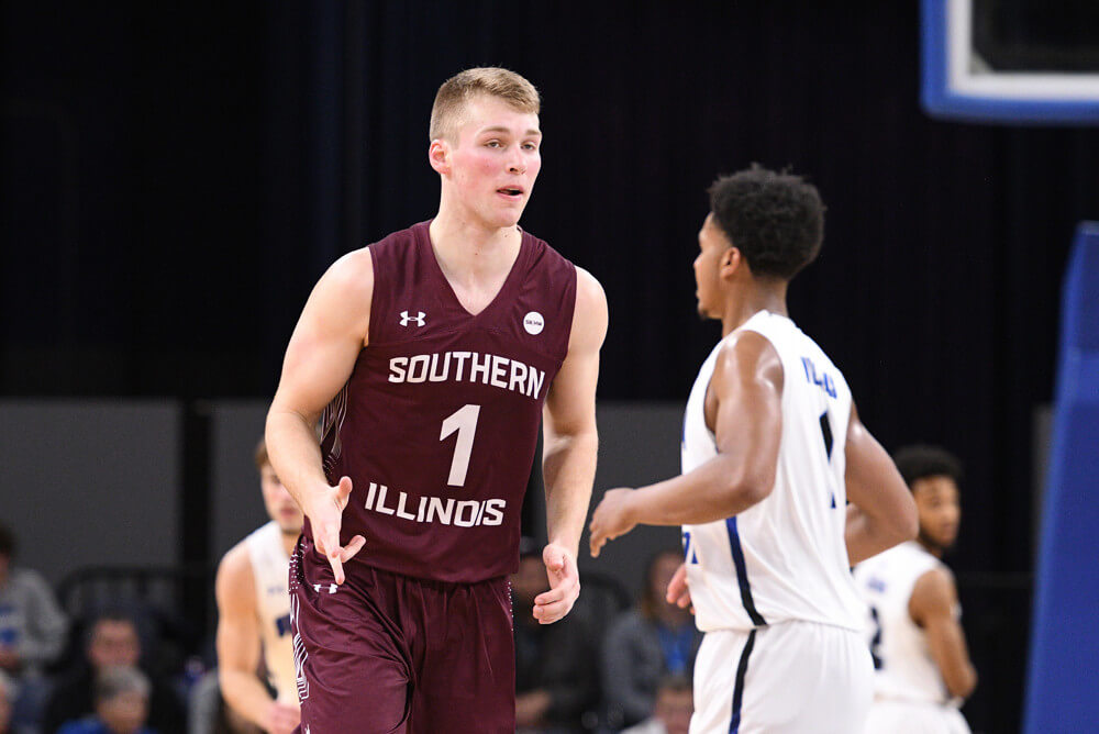 Marcus Domask of the Southern Illinois Salukis
