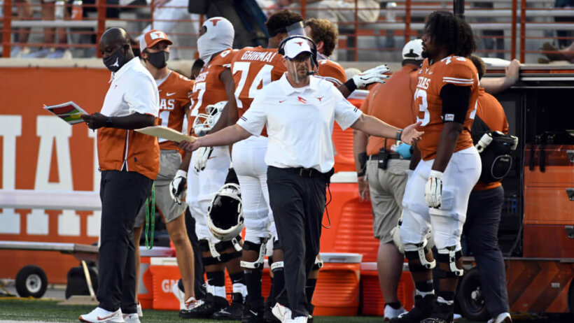 Texas head coach Tom Herman