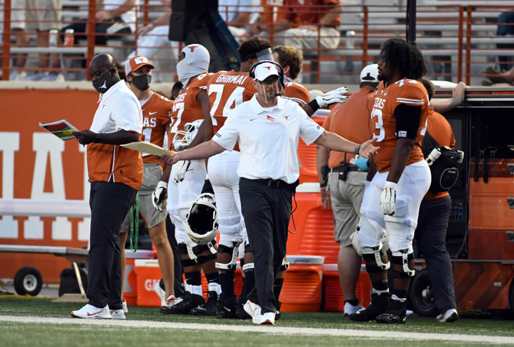 Texas head coach Tom Herman