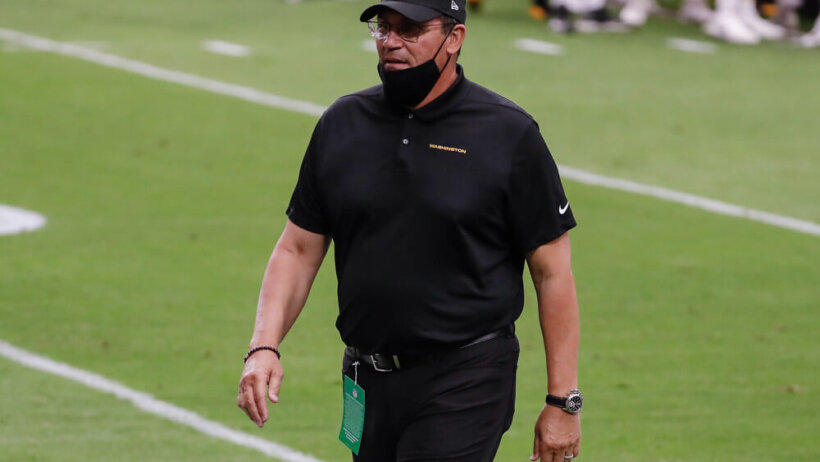 Washington Football Team head coach Ron Rivera