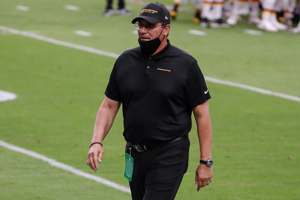 Washington Football Team head coach Ron Rivera