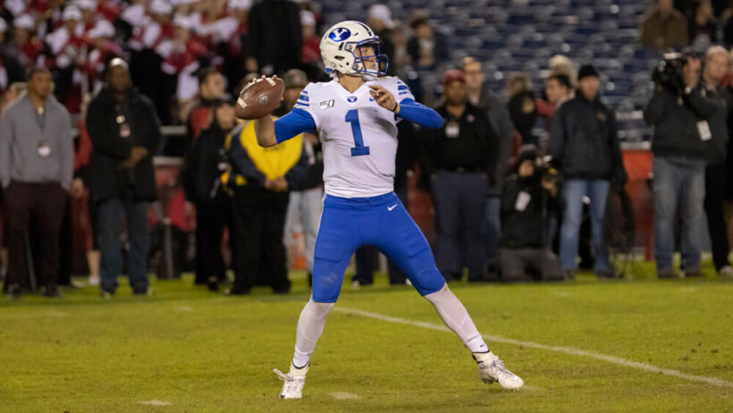 BYU Zach Wilson throws