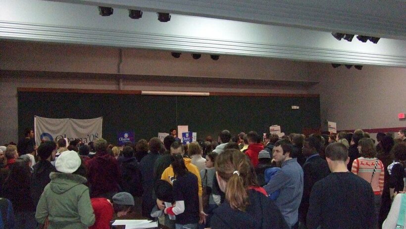 Democratic Iowa caucus image