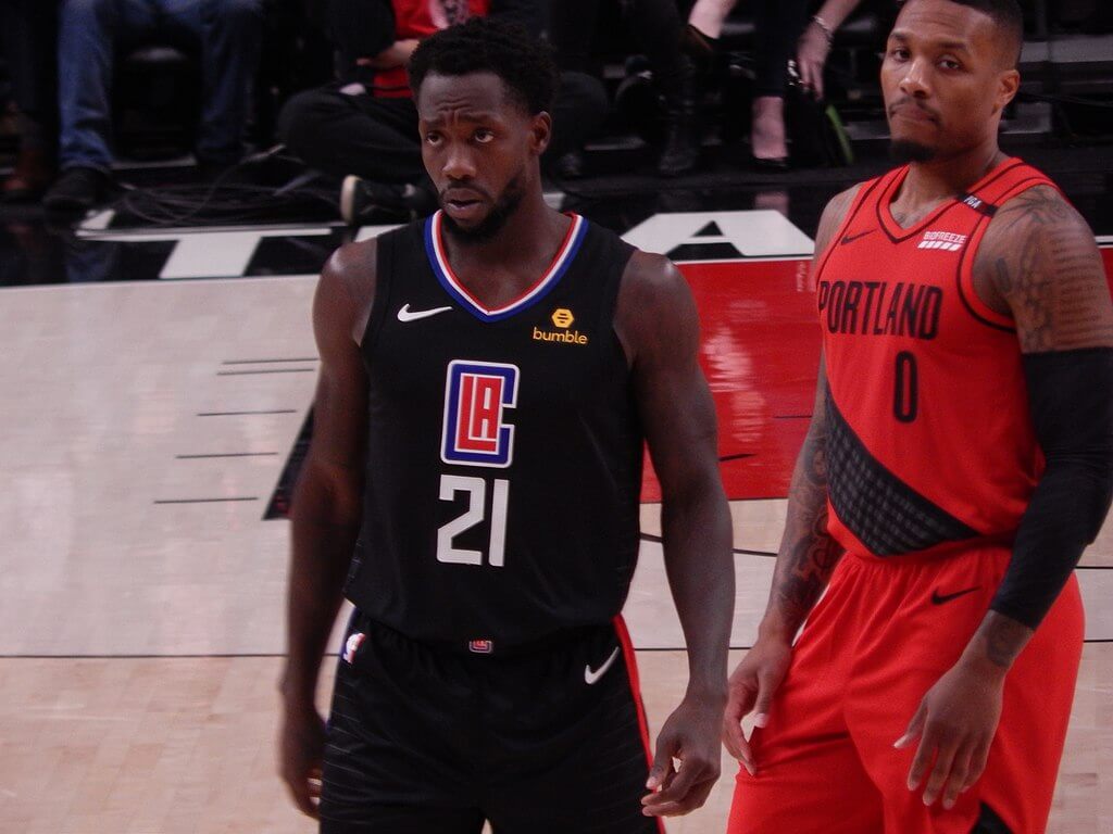 Patrick Beverley on court