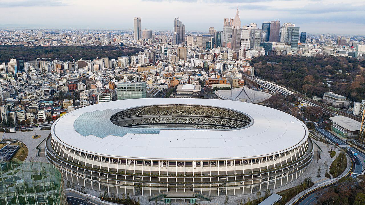 New National Stadium in Tokyo