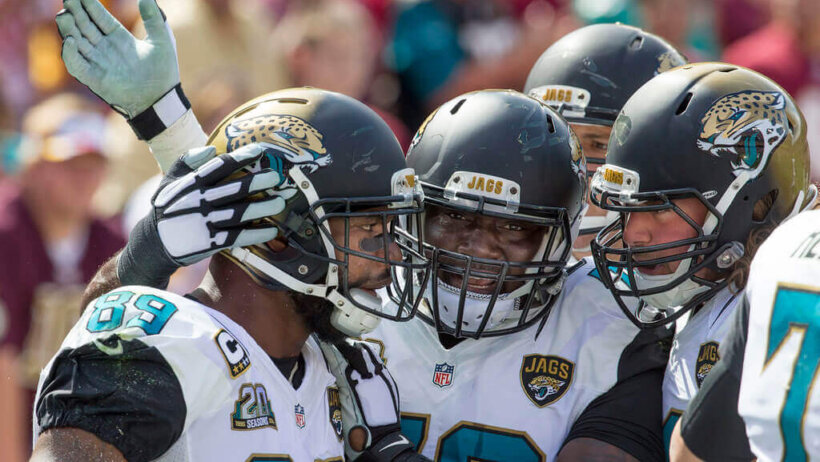 Jacksonville Jaguars celebrate