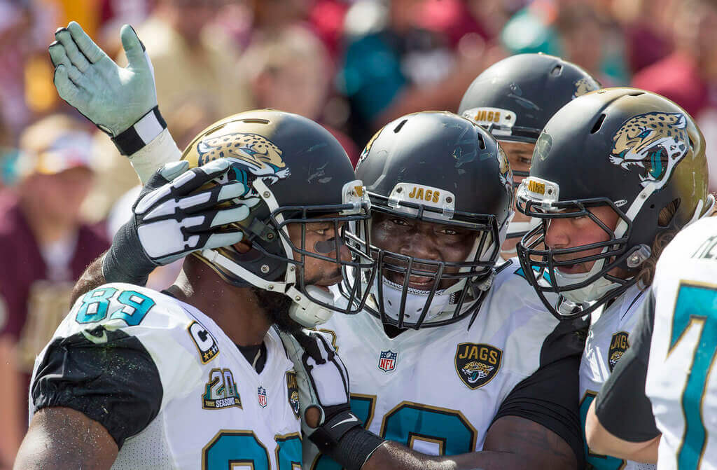 Jacksonville Jaguars celebrate