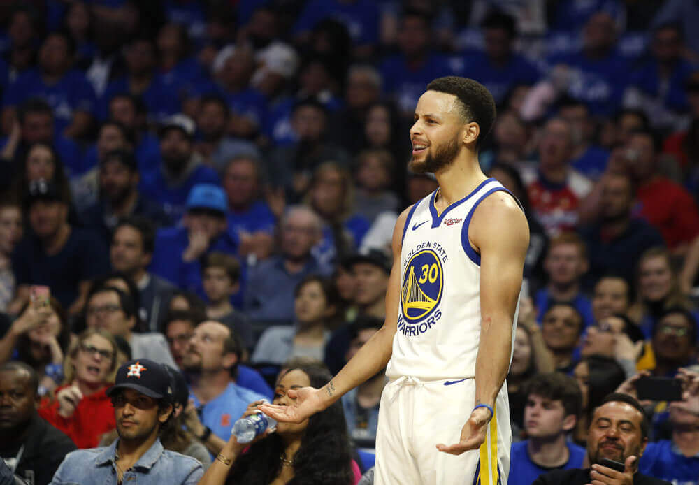 Stephen Curry reaction