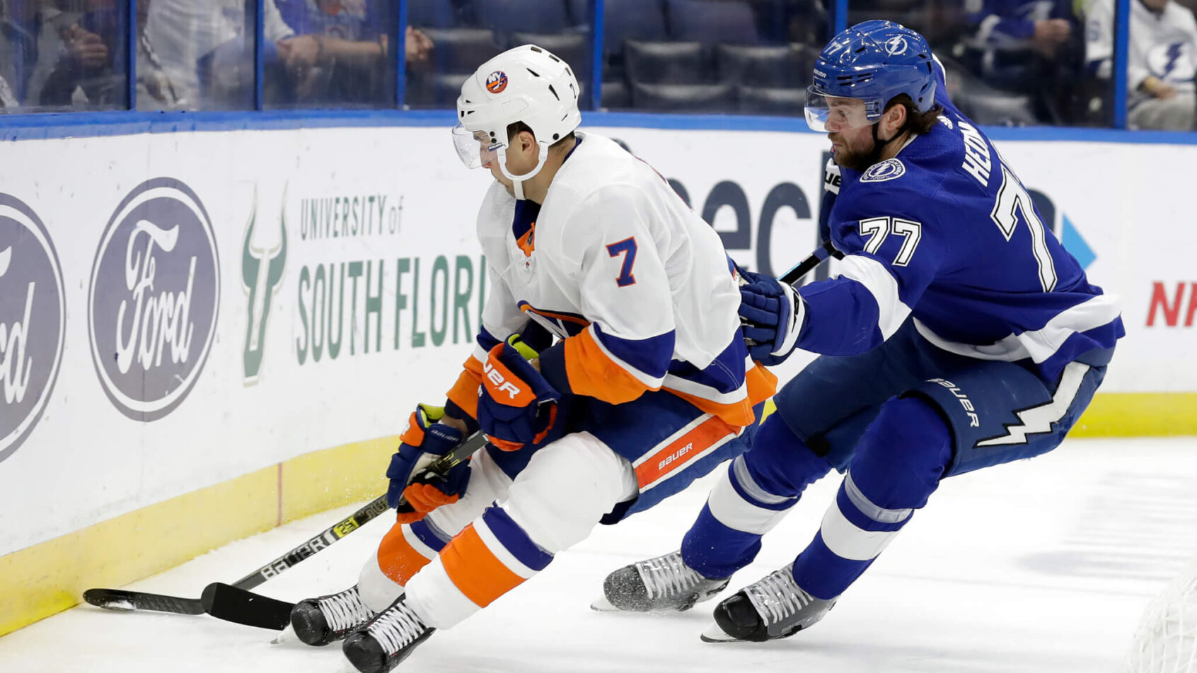 Jordan Eberle, New York Islanders; Victor Hedman, Tampa Bay Lightning