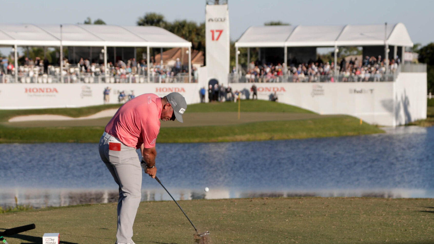Lee Westwood swinging