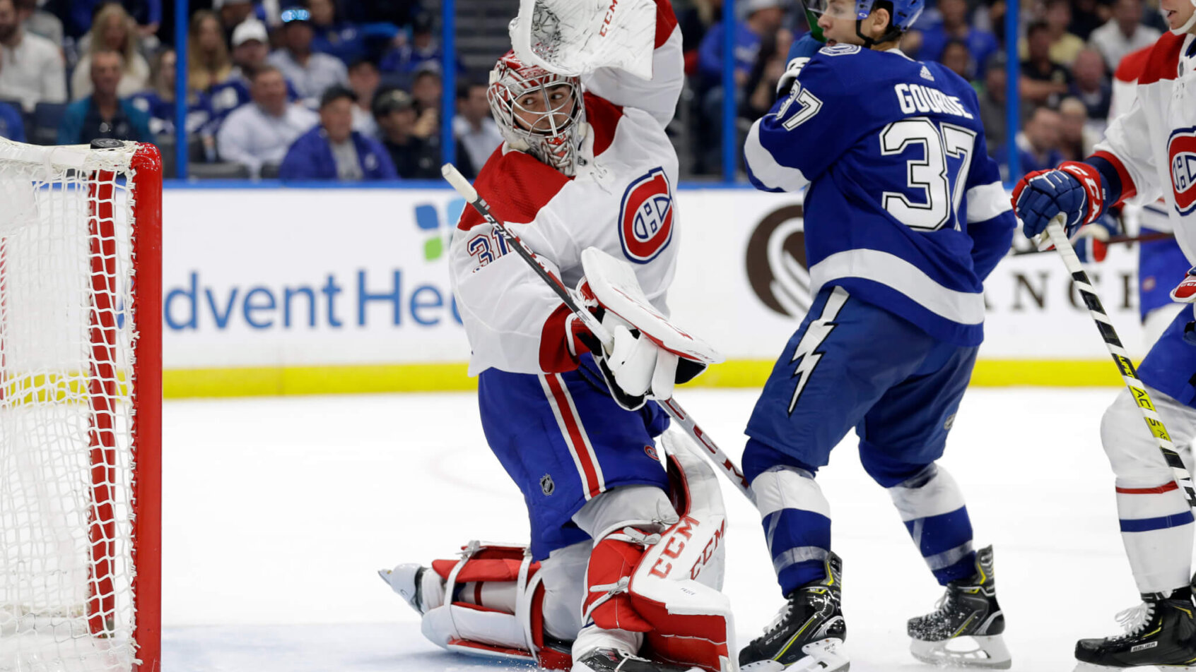 Carey Price glances back
