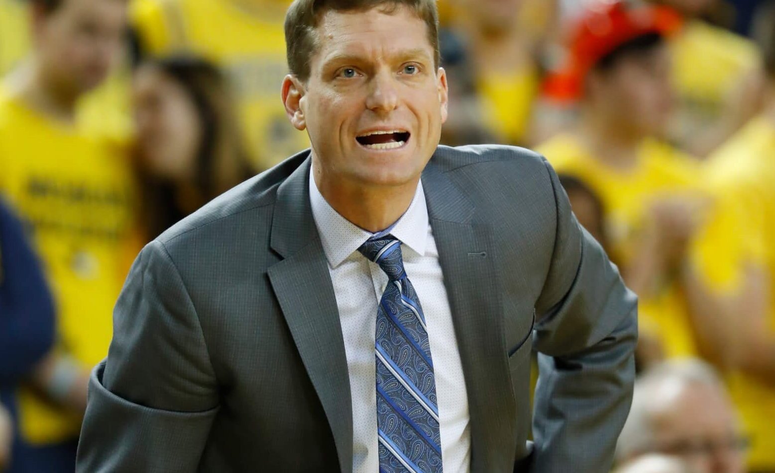 Luke Yaklich hand on hip