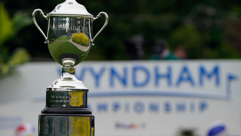 Wyndham Championship trophy