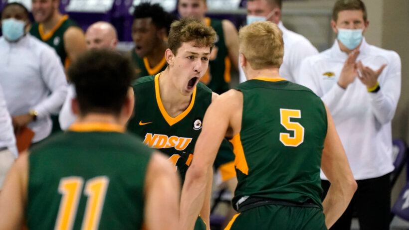 North Dakota State forward Rocky Kreuser