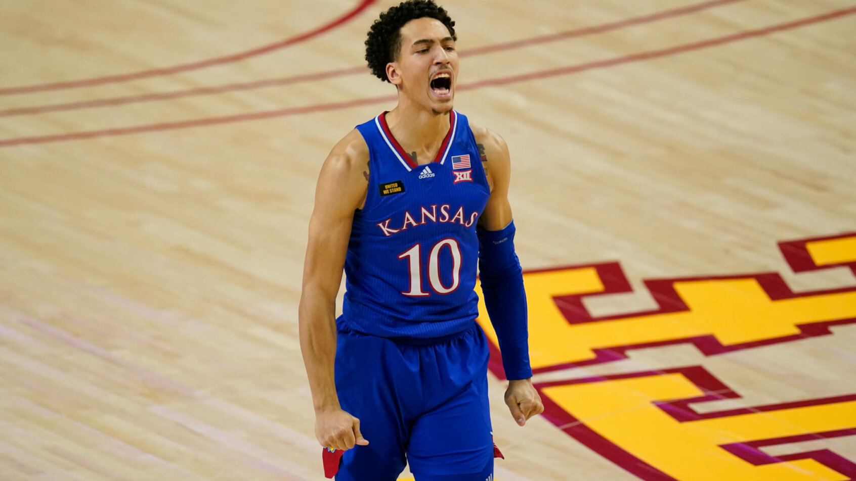 Jalen Wilson screaming reaction