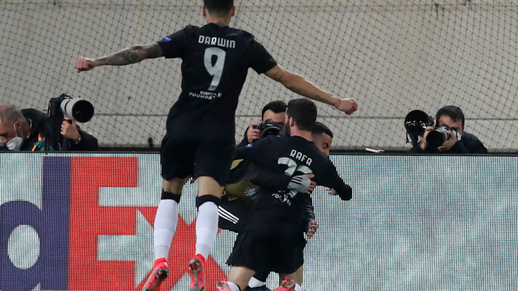 Benfica goal celebration