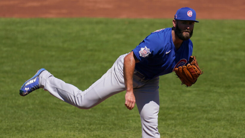 Jake Arrieta delivers a pitch