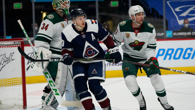 Wild vs Avalanche Odds April 7th - Nathan MacKinnon and Kaapo Kahkonen