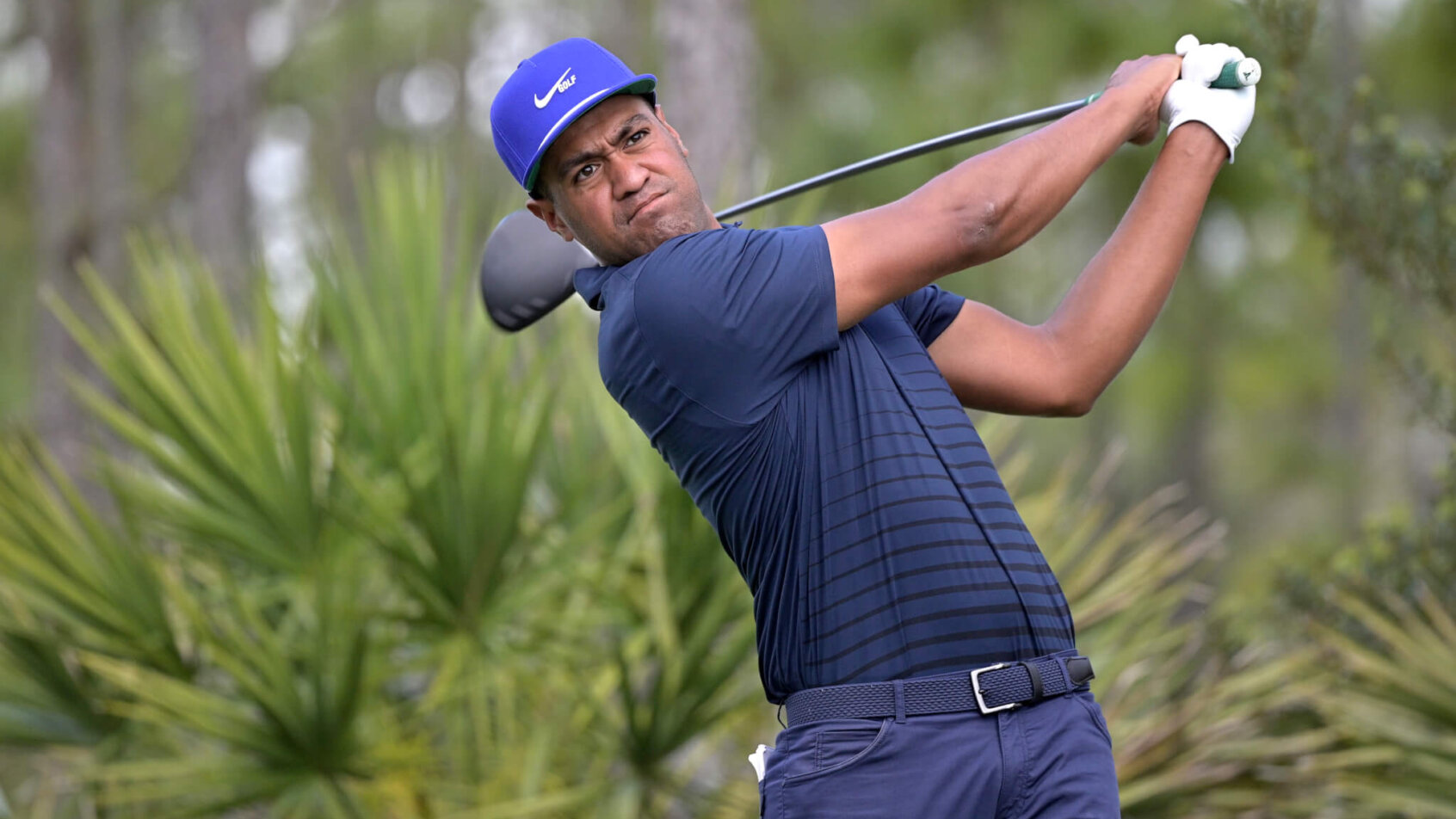 Tony Finau tee shot