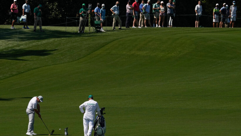 Bryson DeChambeau practice round