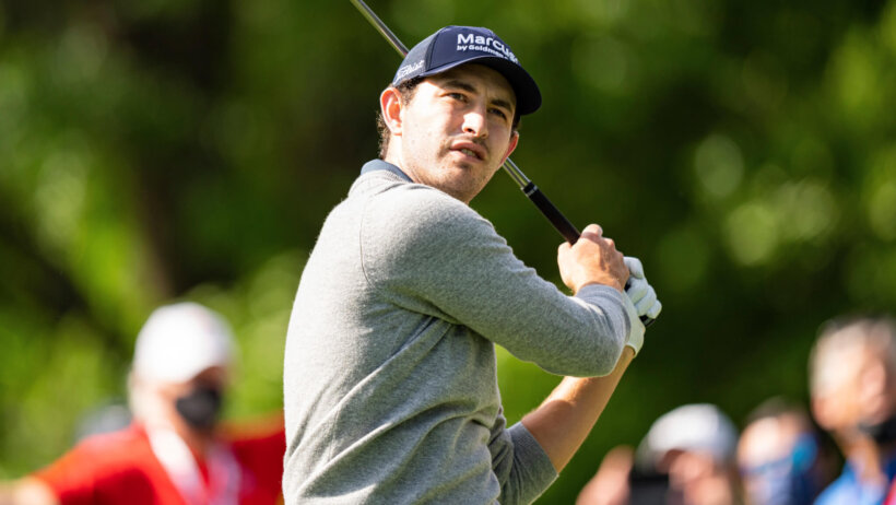 Patrick Cantlay tee shot