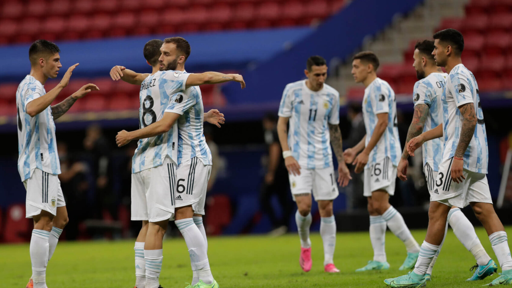 Argentina celebrates, Copa America