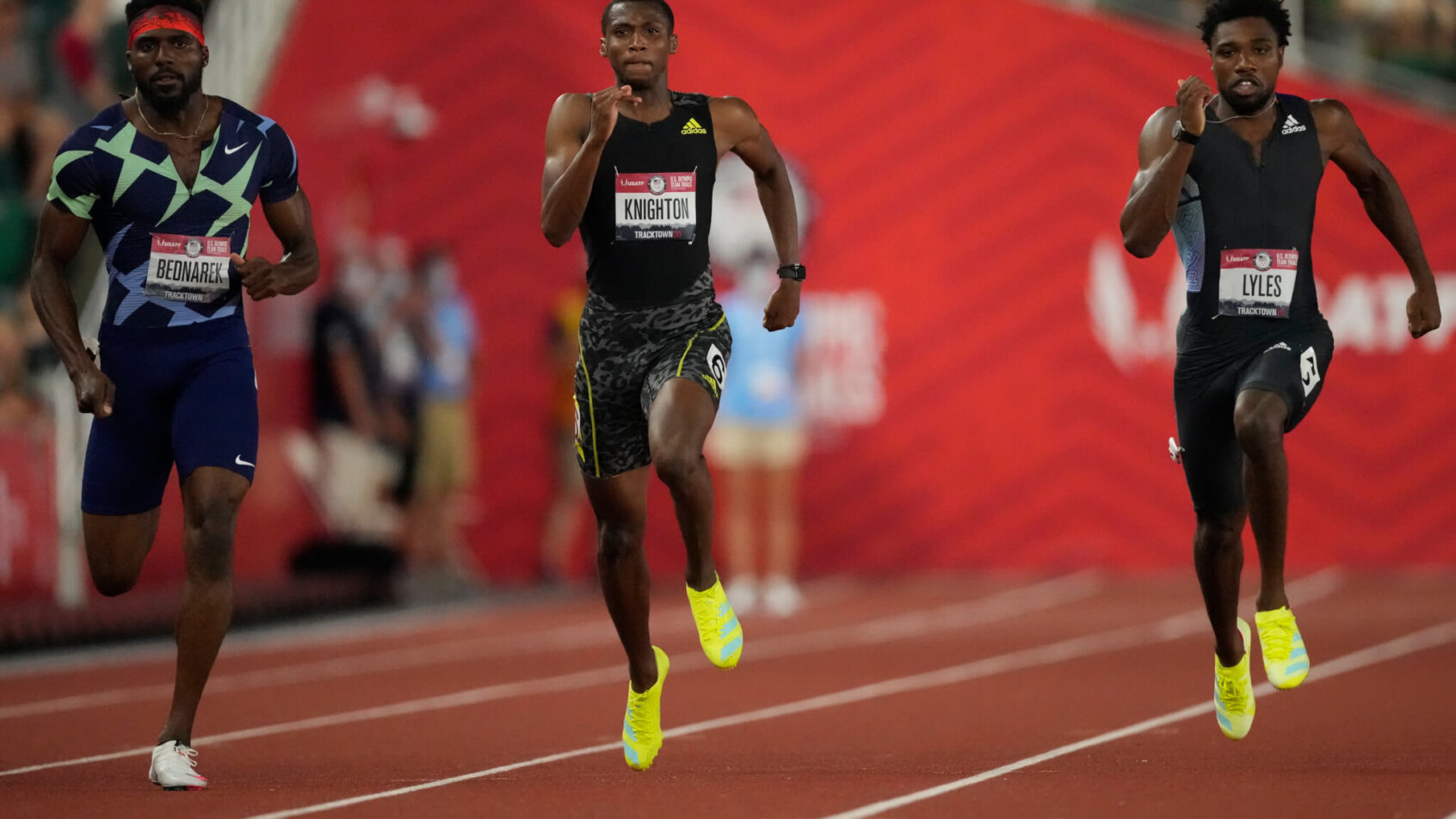 Noah Lyles, wins final in men's 200-meter run