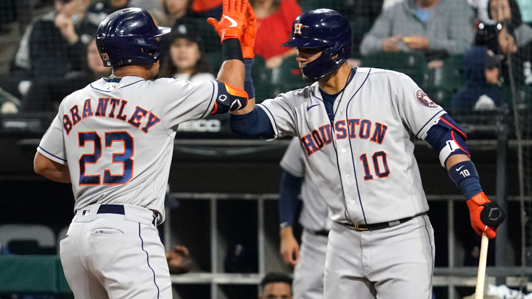 Michael Brantley home run celebration