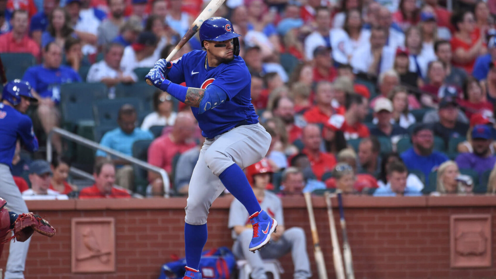 Javier Baez at the plate