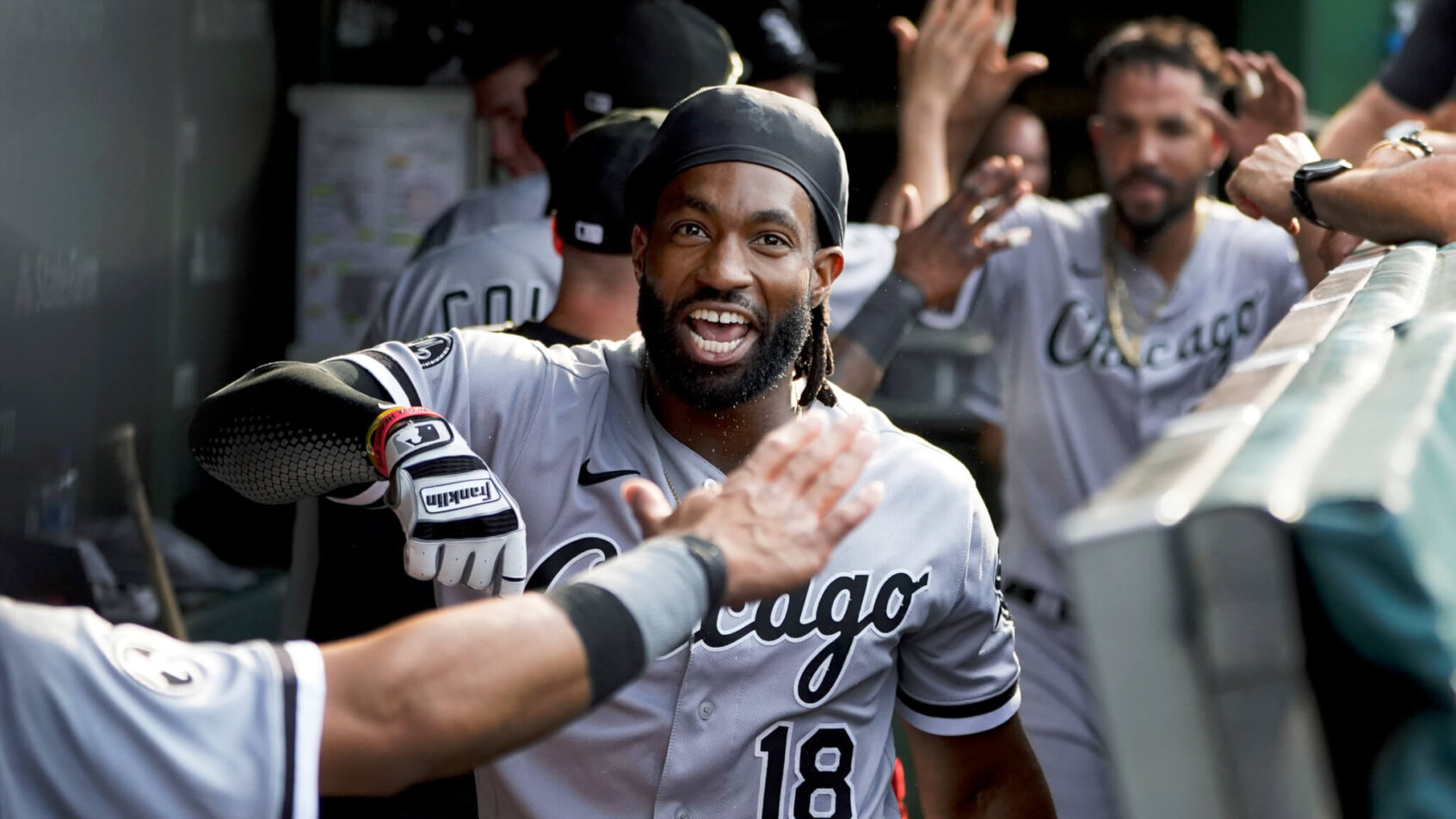 Brian Goodwin happy reaction