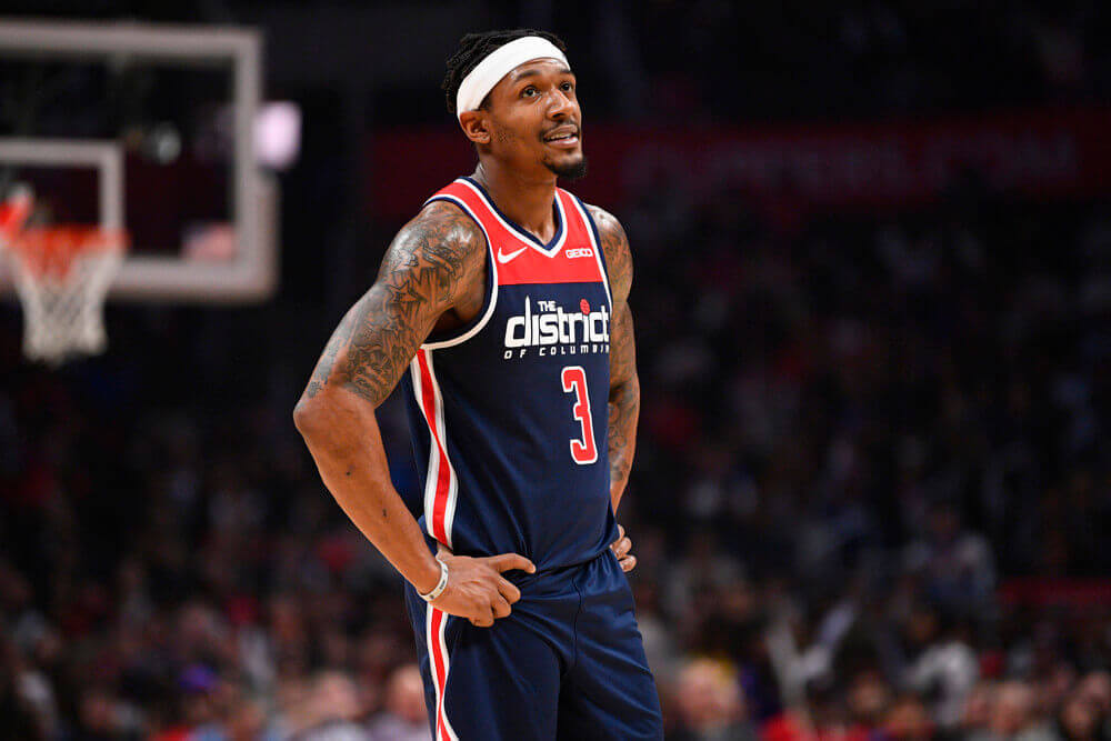 Bradley Beal during a stoppage