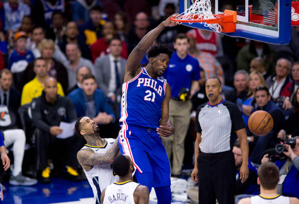 Joel Embiid dunk