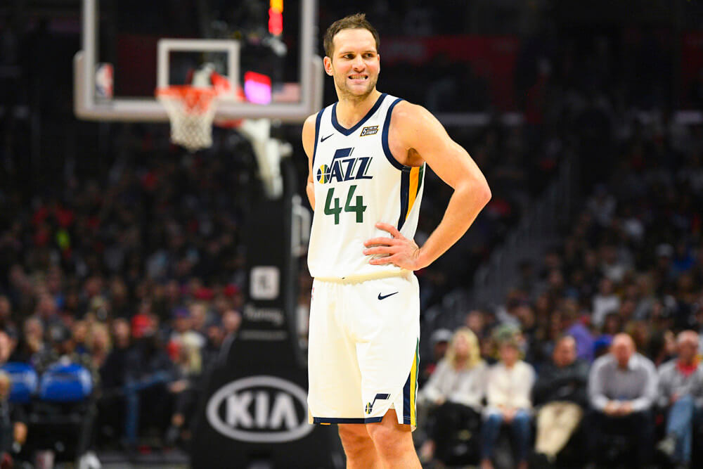 Bojan Bogdanovic standing with hands on hips