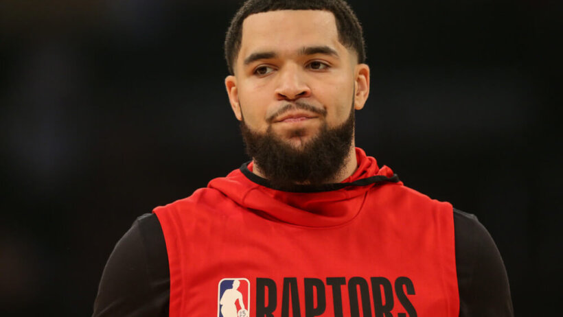 Fred VanVleet in warmups