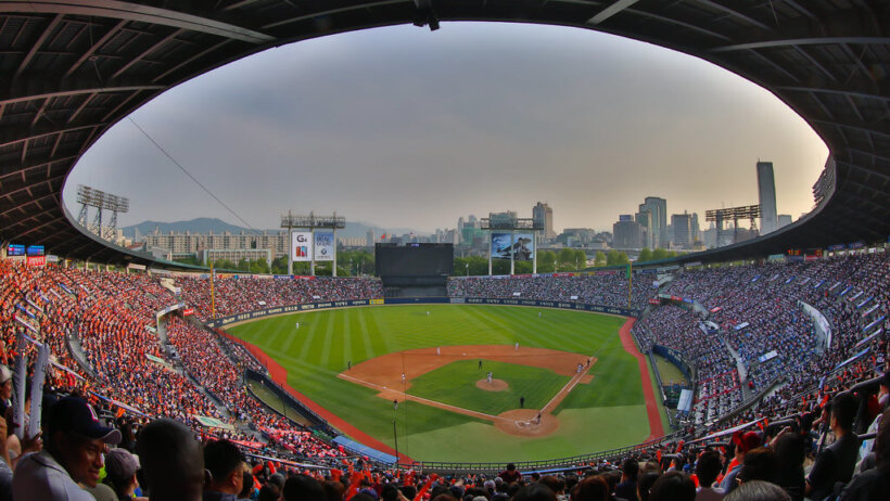 Doosan Bears stadium in Seoul