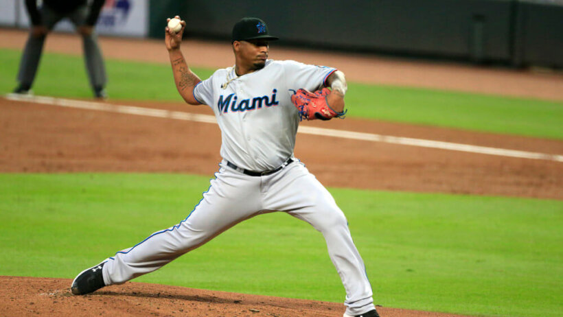 Sixto Sanchez of the Miami Marlins
