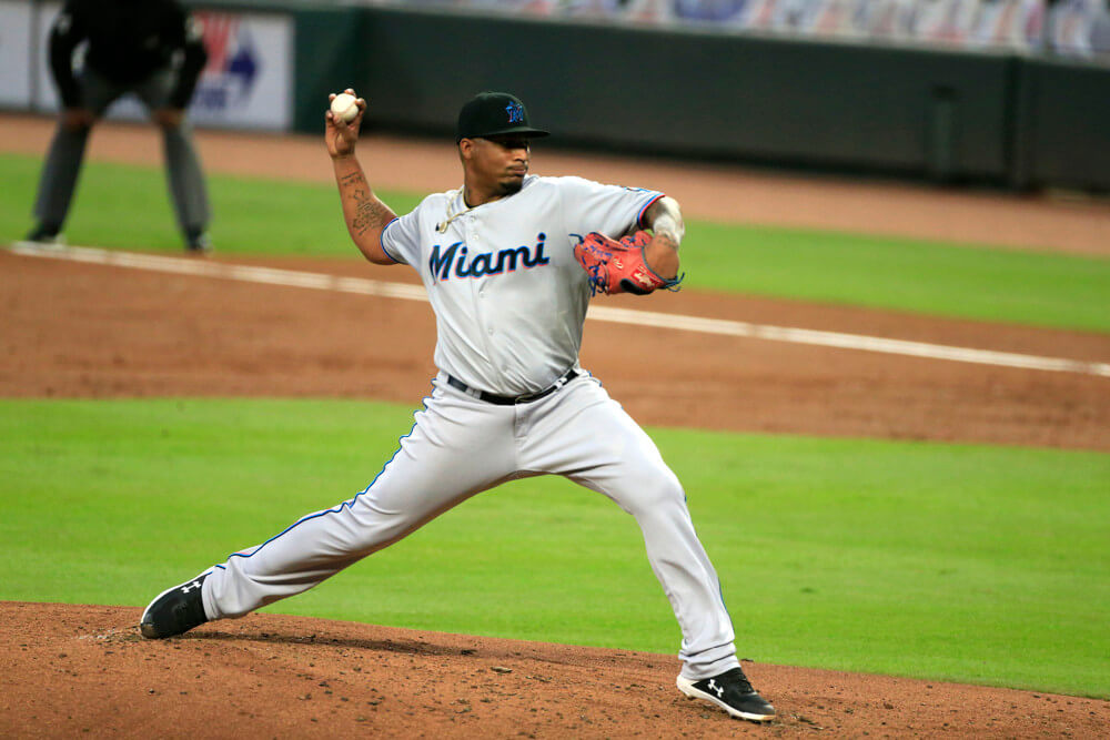 Sixto Sanchez of the Miami Marlins