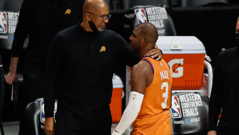Monty Williams and Chris Paul