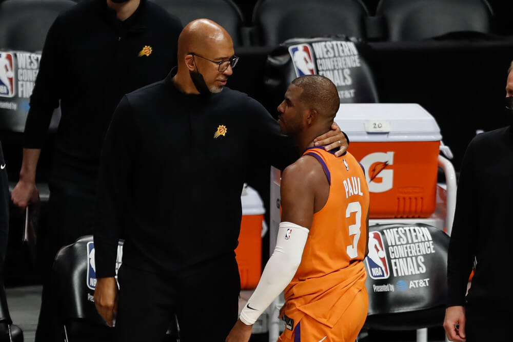 Monty Williams and Chris Paul