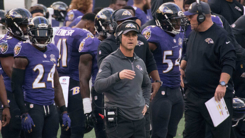 Ravens Coach Harbaugh