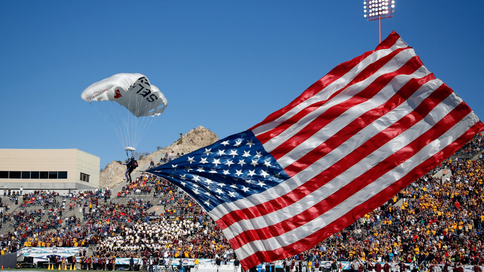 Sun Bowl sky diver