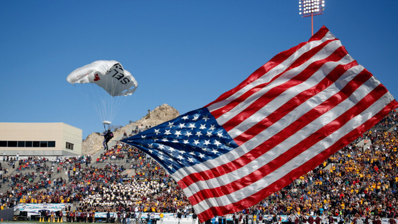 Sun Bowl sky diver