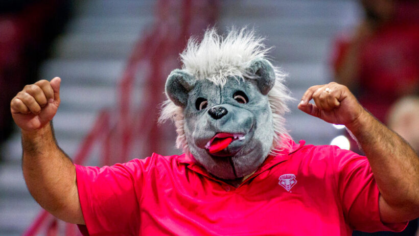 A New Mexico fan