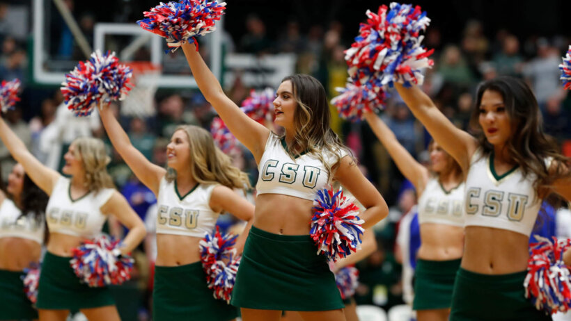 Colorado State Rams cheerleaders