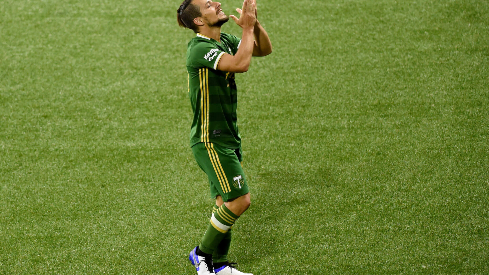 Sebastian Blanco celebrates goal