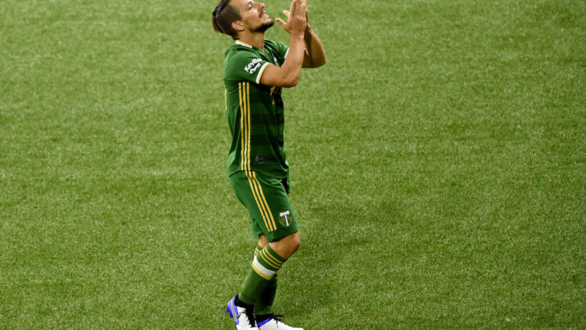 Sebastian Blanco celebrates goal