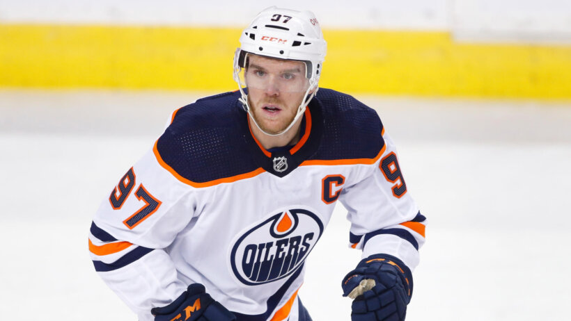 McDavid skating