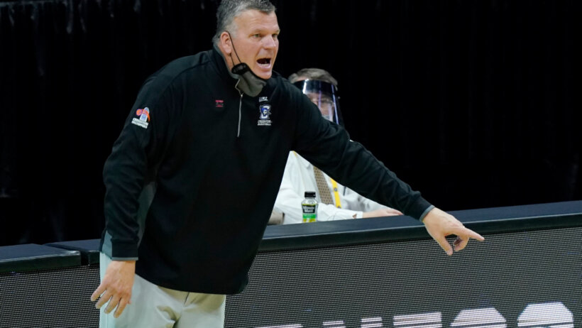 Creighton head coach Greg McDermott on the sideline