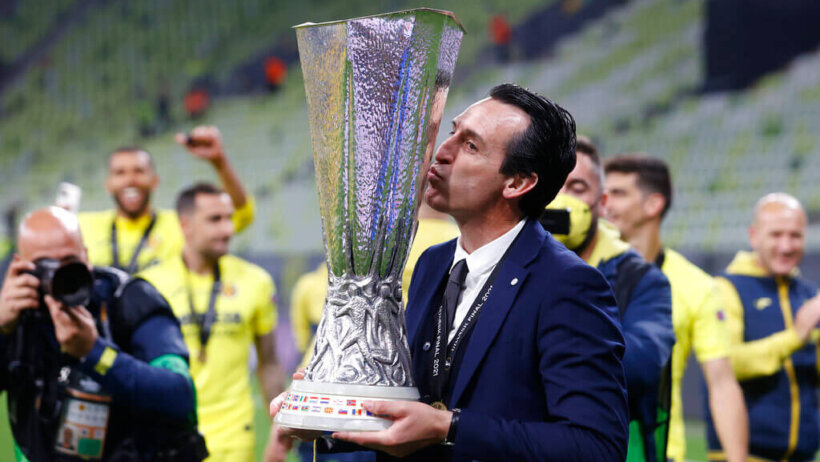 Villareal's manager Unai Emery