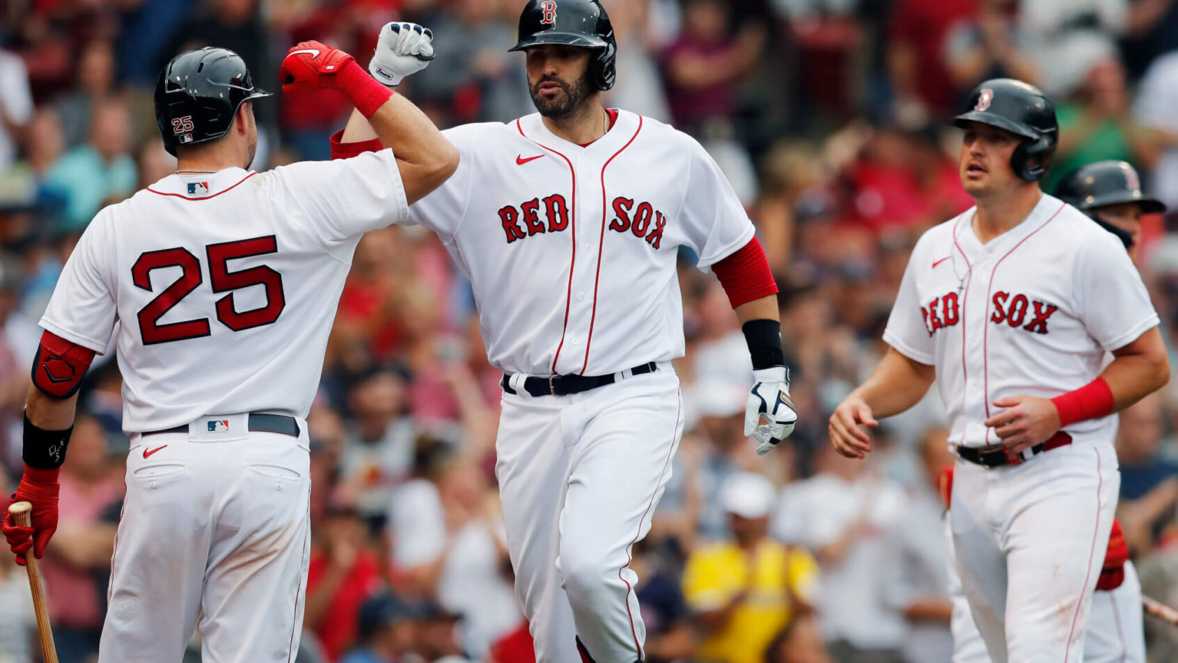 J.D. Martinez home run celebration